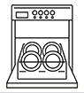 Dishwasher-Dish dryer